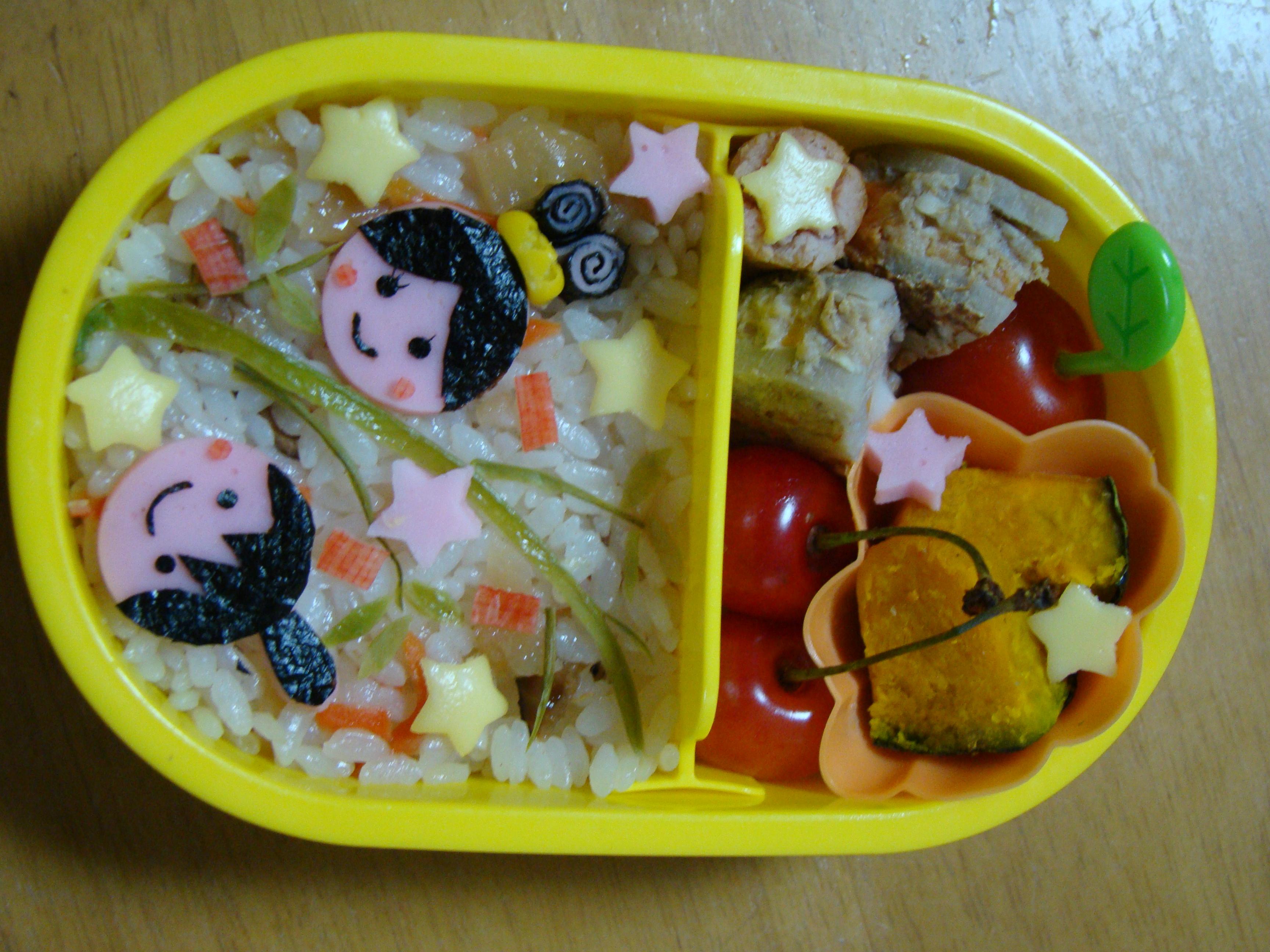 七夕のお弁当 ﾐｰﾓの子育て まったり日記